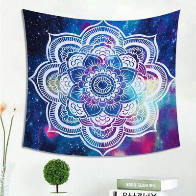 

Bohemian mandala tapestry Galaxy Hanging Wall Tapestry Hippie Retro Home Decor Yoga Beach Towel