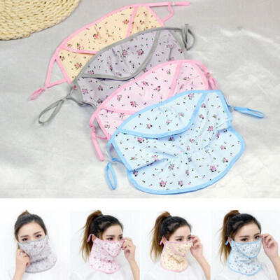 

Women Breathable Sunscreen Face Mask Mouth Mask Neck Protection Riding Equipment