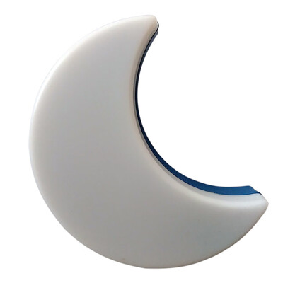 

Gobestart Moon LED Night Light Corridor Bedroom Bedside Wall Lamp Plug-In Night Light
