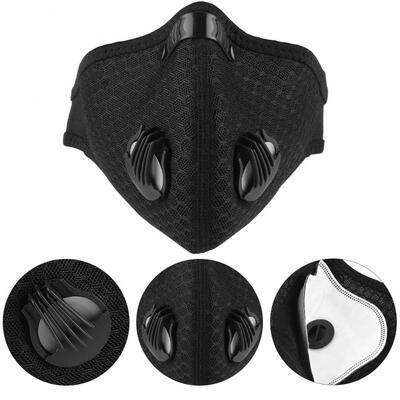 

Greensen Black Activated Carbon Dust Proof Filter Riding Mask Outdoors Biking Accessories