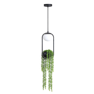 

〖Follure〗Nordic Plant Chandelier Flower Pot Aisle Restaurant Balcony Sky Garden LED Chand