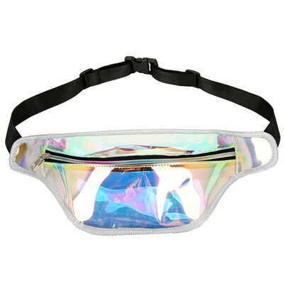 

2019 New Style Zipper Womens Fanny Pack Shiny Leather Pouch Belt Waist Bum Bag Waist Phone Pocket Hot