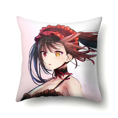 

Japanese Anime Date A Live Throw Pillowcase Decorative Pillow Case Cushion Cover