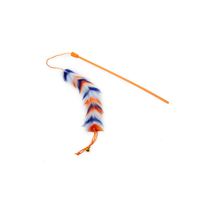 

All for paws cat toy funny cat rope cat bells funny cat rods star people toy stick plush line red bright color