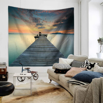 

Wall Hanging Tapestries Sunset Forest Tapestry Ocean And Mountains Wall Hanging Tapestry With Romantic Pictures Art Nature Home