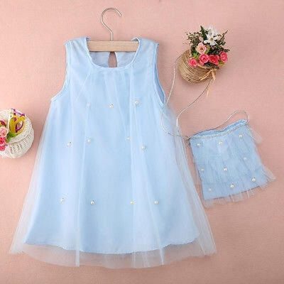

Kids Baby Girl Princess Party Pageant Tulle DressBag