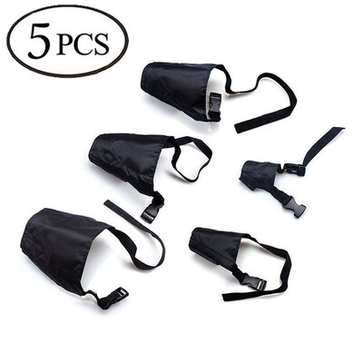 

5PCS Dog Muzzles Suit Adjustable Dog Mouth Cover
