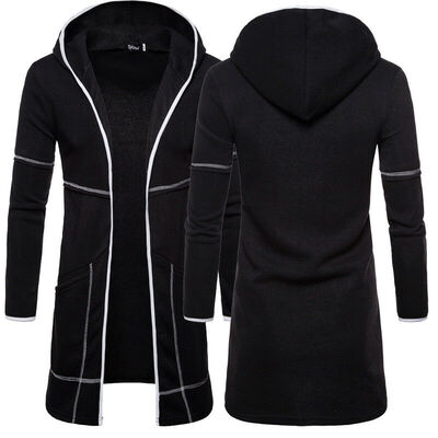 

Men Warm Long Sleeve Plain Hoodie Warm Coat Jackets Fashion Hoody Top