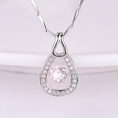 

Fahsion elegant zircon pendant necklace