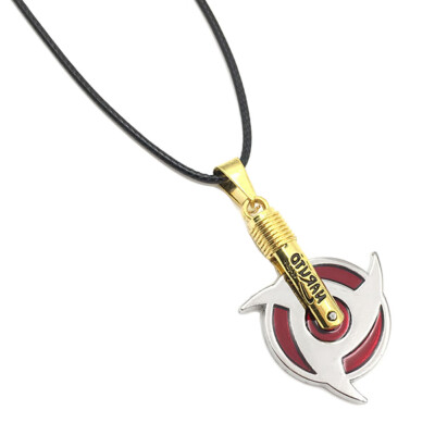 

Naruto Necklace Japanese Animation Naruto Shippuden Sharingan Shape Necklace for Kids Teens Adults&Anime-Fans