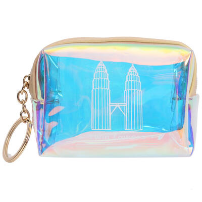 

Short Zipper Clutch Women Money Coin Purse Transparent PVC Jelly Wallet