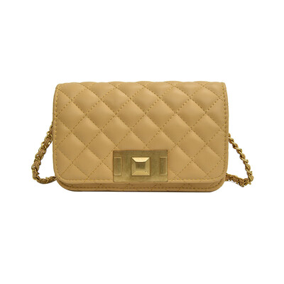 

Fashion Europe&the United States Fan stone pattern wandering bag female 2019 summer new chain single shoulder Messenger bag wild texture handbag
