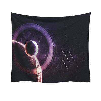 

Toponeto Fashion Tapestry Planet Universe Pattern Style Decorative Tapestry Home Decor