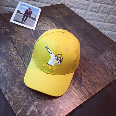 

Korean version of summer Hat cartoon doll baseball Hat trendy men casual Joker Sun Cap couple Sun Hat