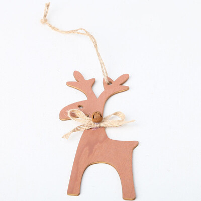 

Christmas Wooden Deer Pendant Christmas Tree Elk Ornament Kids Gift Xmas Decor