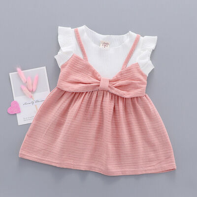 

Toddler Kid Baby Girl Dress Bow-Knot Princess Pageant Party Tutu Dress Summer