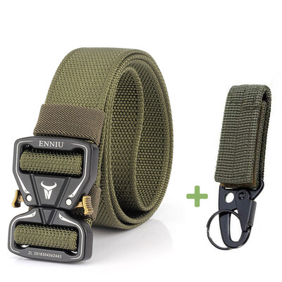 

Fashion Canvas Belt Tactical Designer Men Belts for Jeans Casual Thick Nylon Army Belt Metal Buckle Waist Belt Accessories Gift