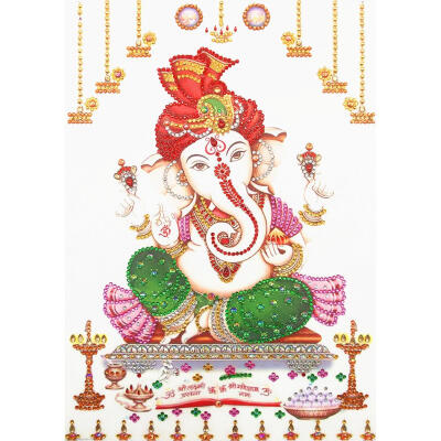 

5D DIY Special Shaped Diamond Painting Elephant Trunk Buddha Embroidery Kit