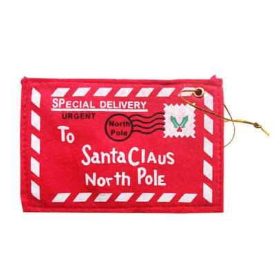 

Non-Woven Christmas Envelope Pendant Gift Candy Bags Tree Party Hang Decor