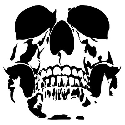 

156152Cm Funny Car Sticker Horror Car Decoration Car Styling Accessories Reflective Sticker
