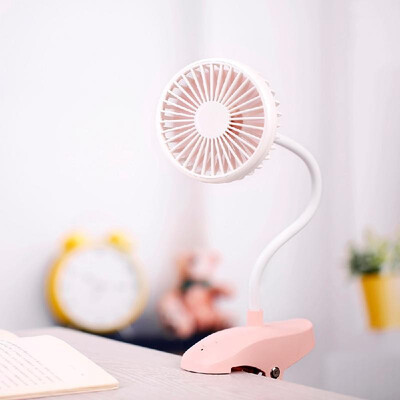 

Portable USB Rechargeable Clip-on Fan Desk Cooling Fan Flexible Mini Fan