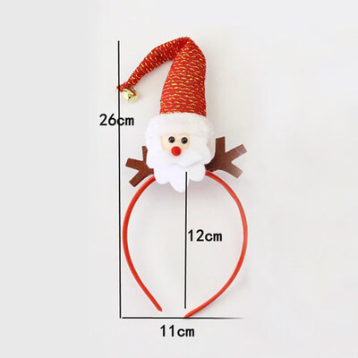 

FUNNYBUNNY Christmas Antler Headband Santa Claus Snowman Headband Child Headdress Prom Party Props