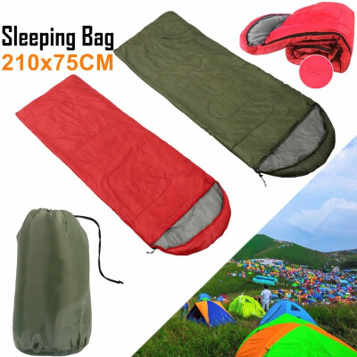 

210x75CM Warm Soft Sleeping Bag for Single Person for Outdoor Hiking Camping Travel Bag