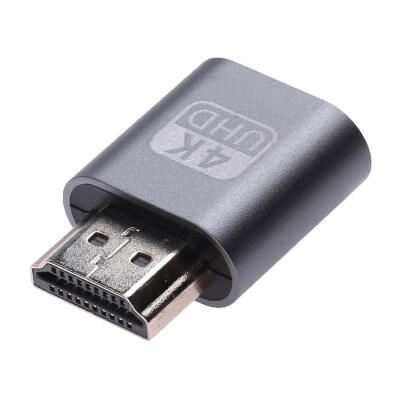 

Virtual HDMI Dummy Adapter 14 DDC EDID Display Emulator for Miner Mining