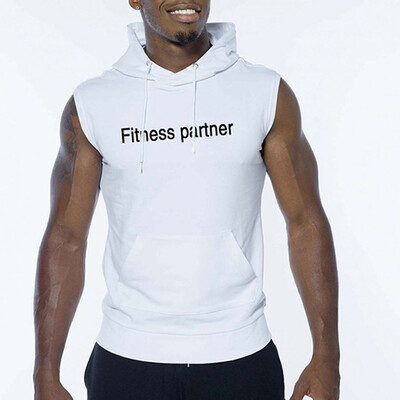 

Toponeto Mens Fashion New Style Sports Fitness Cap Vest Comfortable Solid Colour Blouse