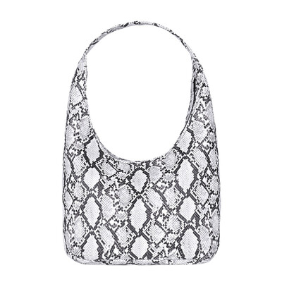 

Women Serpentine Handbag PU Leather Shoulder Bag Snake Print Shopping Bag Female Retro Messenger Bags T2G