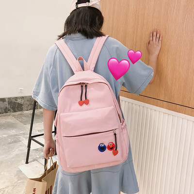 

Ins super fire Korean high school students shoulder bag handbag 2019 new bag fashion trend large capacity backpack