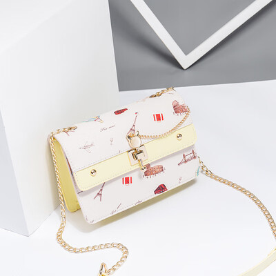

Summer ins shoulder girl 2019 Joker student chain messenger bag fashion summer fresh