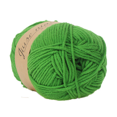 

Gobestart 1PC 50g Chunky Colorful Hand Knitting Baby Milk Cotton Crochet Knitwear Wool A