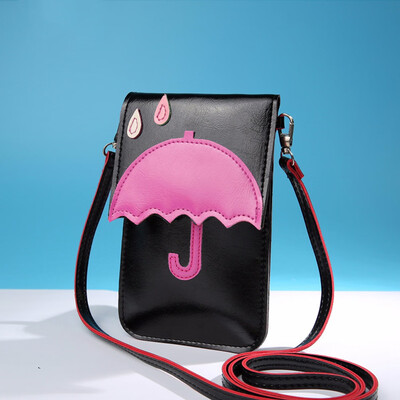

1Pcs Cross-Body Touch Screen Cell Phone Wallet Shoulder Bag Leather Pouch Case