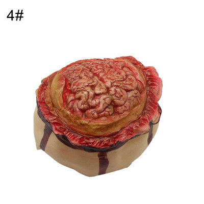 

Realistic Halloween Open Brain Hemorrhage Rubber Head Cap Hat Scary Party Props