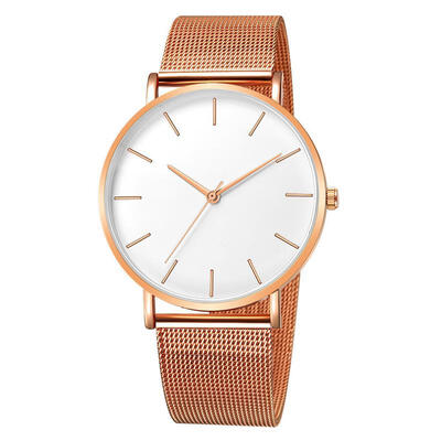 

Erkek Kol Saati Business Watch 2019 New Arrival MenS Mesh Band Stainless Steel Quartz Wristwatch Luxury Minimalist Watches