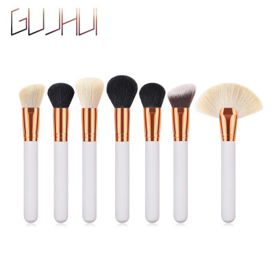 

〖Follure〗7PCS Wooden Foundation Cosmetic Eyebrow Eyeshadow Brush Makeup Brush Sets Tools