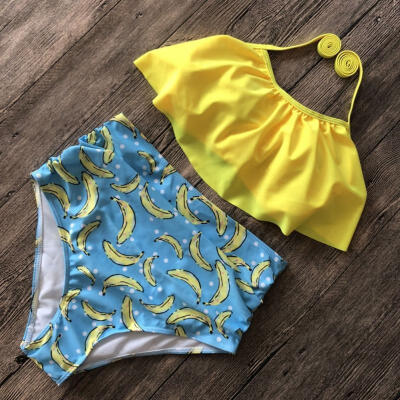 

Women´s High Waist Bikini Set Swimwear Swimsuit Ladies Beachwear Bathing Suit