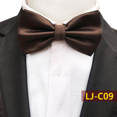

Source off-the-shelf polyester material plaid plain mens bow tie wedding bow tie