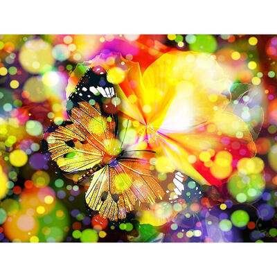 

5D DIY Full Drill Diamond Painting Fantasy Butterfly Cross Stitch Mosaic