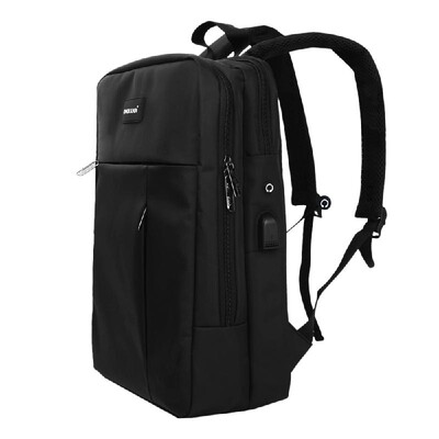 

Romacci Multifunctional Casual Breathable Water Resistant Laptop Backpack Anti Theft Should Bag with USB Charging Port Headphone I