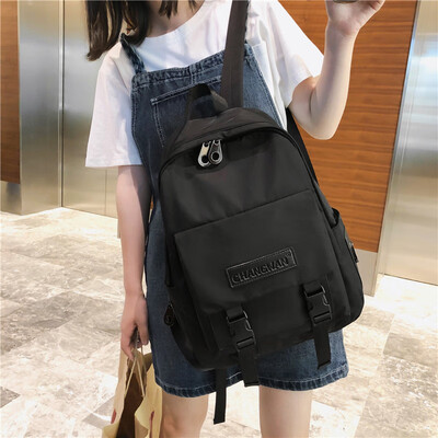 

Junior high school bag girl Korean version of high school ancient sense girl backpack ins wind hundred-stakes school students shou