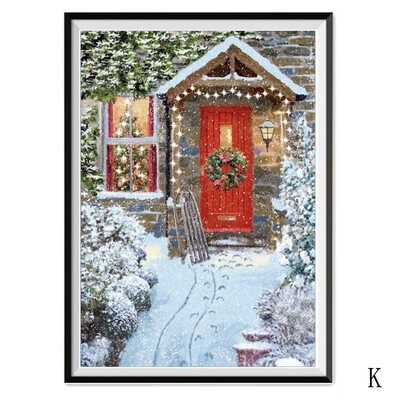 

〖Follure〗Christmas Diamond Rhinestone Pasted Embroidery Painting Cross Stitch Home Decor
