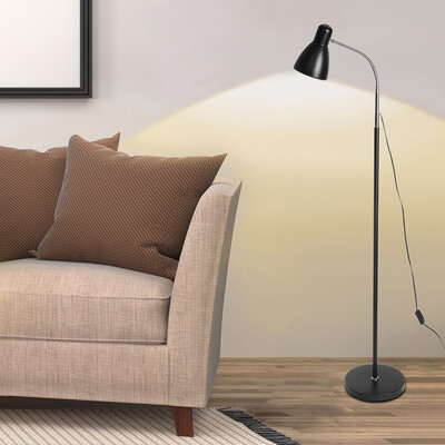 

Siaonvr Metal Floor Lamp Adjustable Neck Standing Lamp With Heavy Metal Base