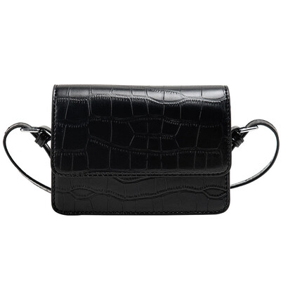

New small bag female bag 2019 new wave Korean version of the wild texture Messenger bag simple fashion one shoulder saddle bag