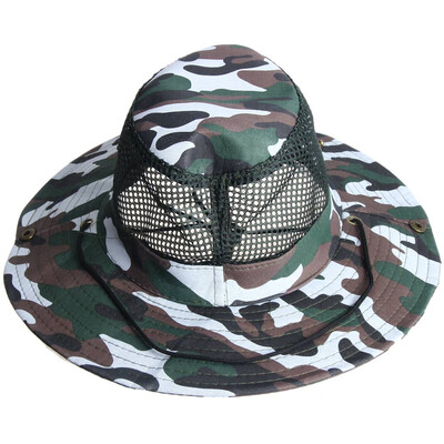 

Saidsome Outdoor Mesh Sunshade Fishing Bucket Hat Cap fishing bait fishing lure