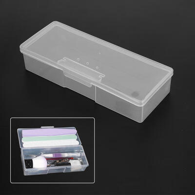 

Greensen Portable Dustproof Nail Manicure Small Item Storage Organizer Box Container