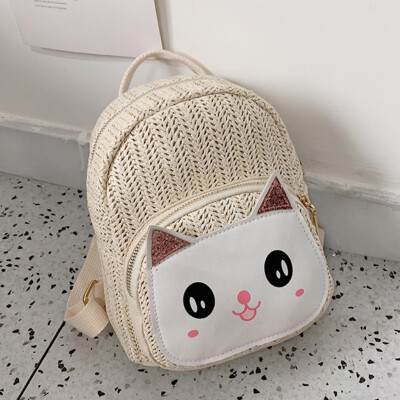 

Tailored Fashion Parent-Child Outdoor Woven Cat Shoulder Bag Messenger Bag Backpack