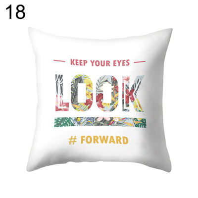 

Flower Cactus Flamingo Watermelon Pillow Case Cushion Cover Sofa Car Cafe Decor