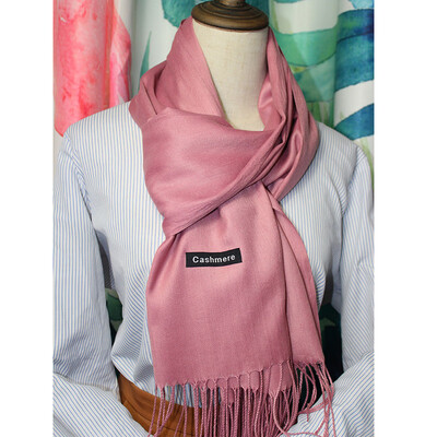 

Pashmina Cashmere Scarf Shawl Wrap Plain Stole Silk Soft Women Men Wool Warm Sol
